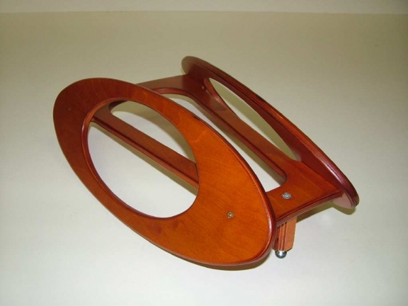 Hornst nder oval Kirschrot 08